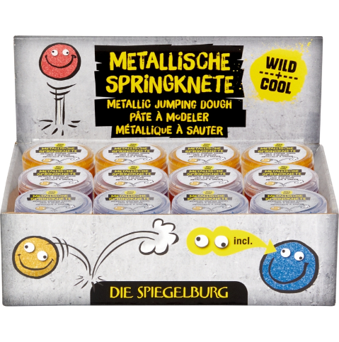 Metallische Springknete - Wild+Cool, sort.
