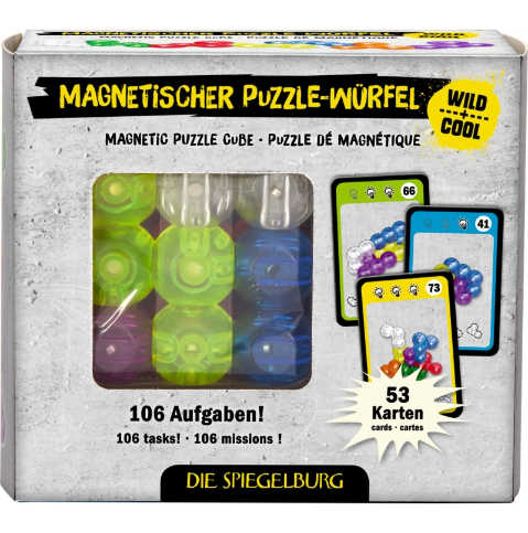 Magnetischer Puzzle-Würfel - Wild+Cool