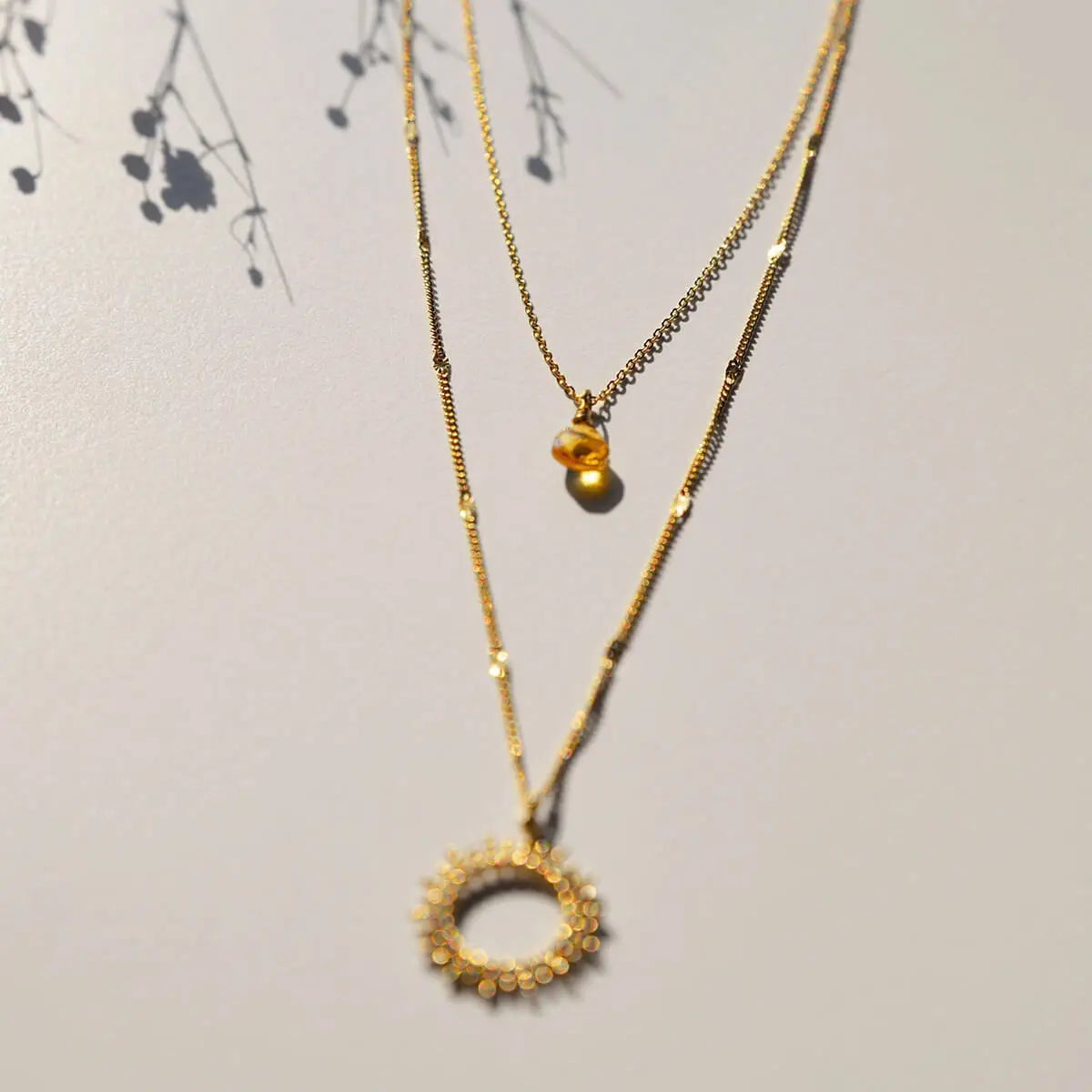 Necklace Circle Happy together. (Halskette)