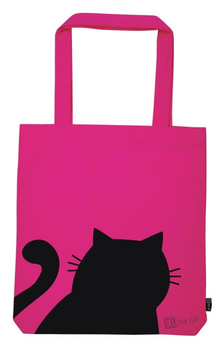 Shopper, Tragetasche "Es the cat" pink