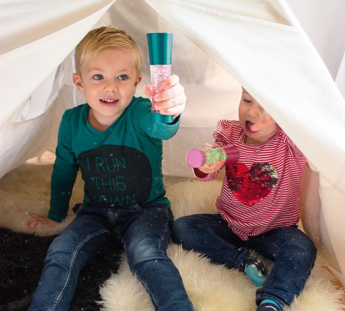 Glitzerlampe "Shake and Shine"