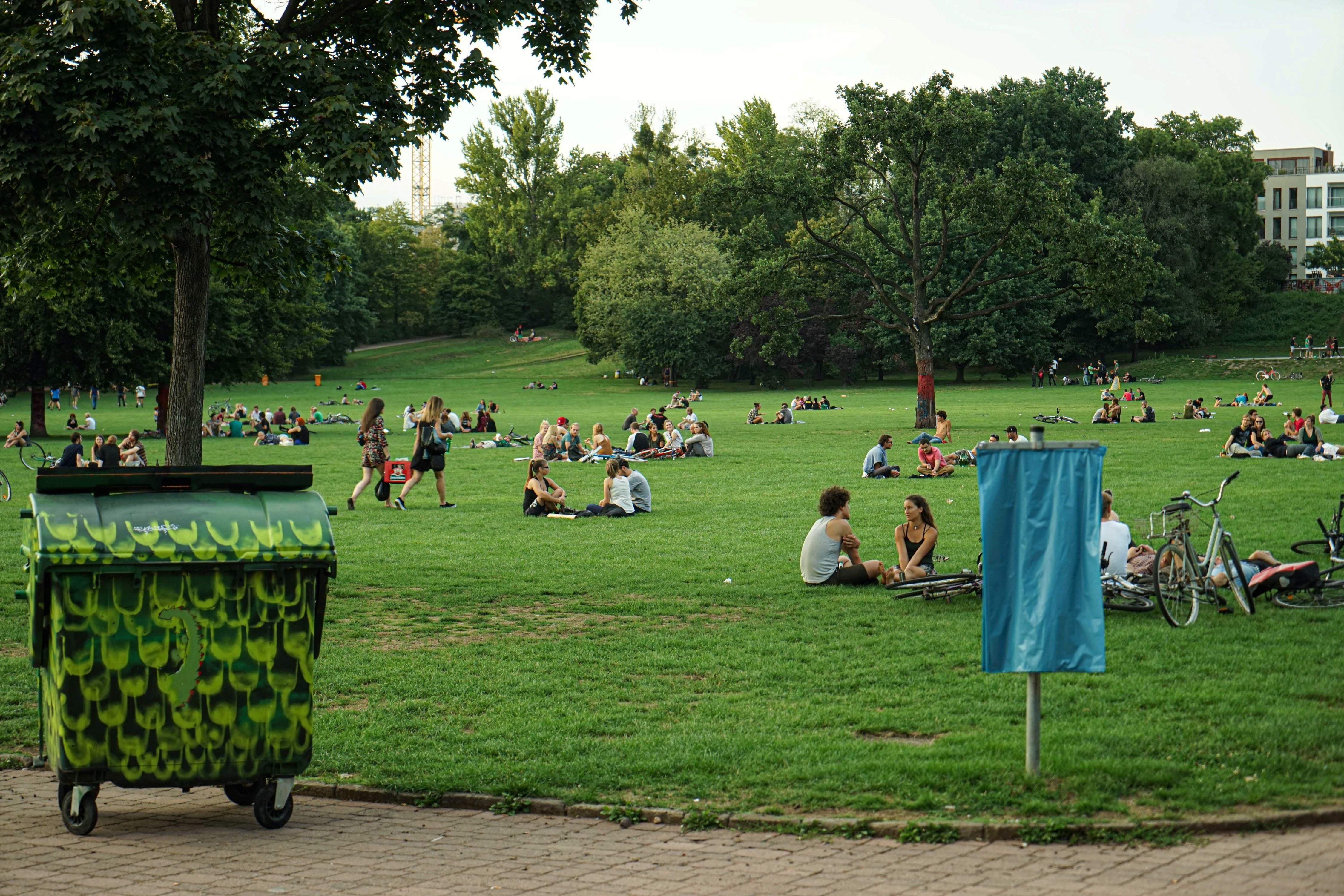 Dresden❣️Postkarte: alaunpark