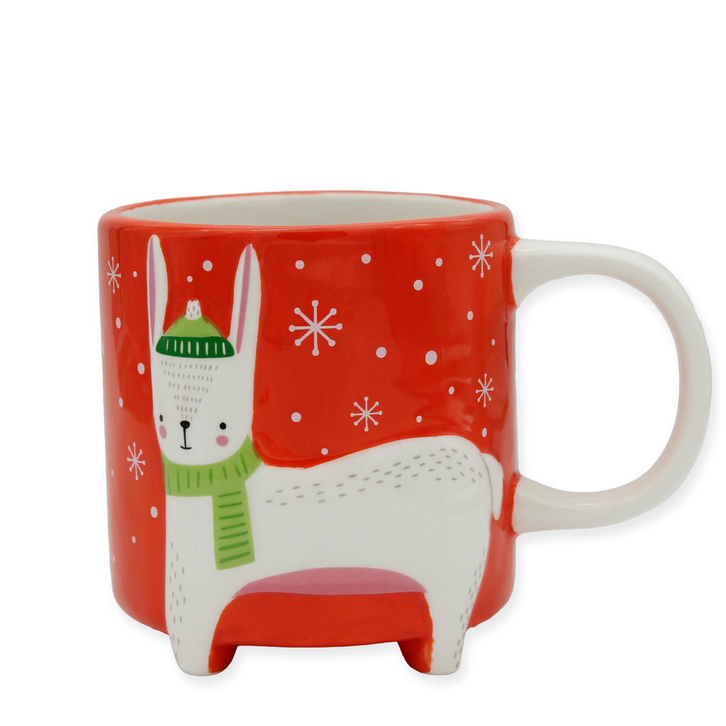 Cute Animal Kaffeebecher Hase Winteredition