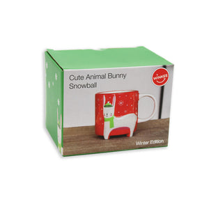 Cute Animal Kaffeebecher Hase Winteredition