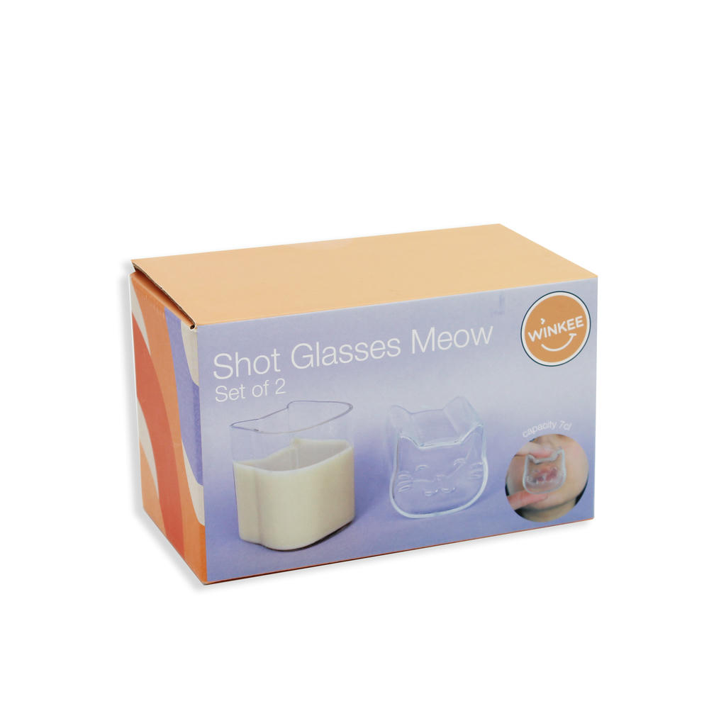 Shot Glas Katze (2er Set)