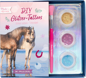 DIY Glitzer-Tattoos - Pferdefreunde