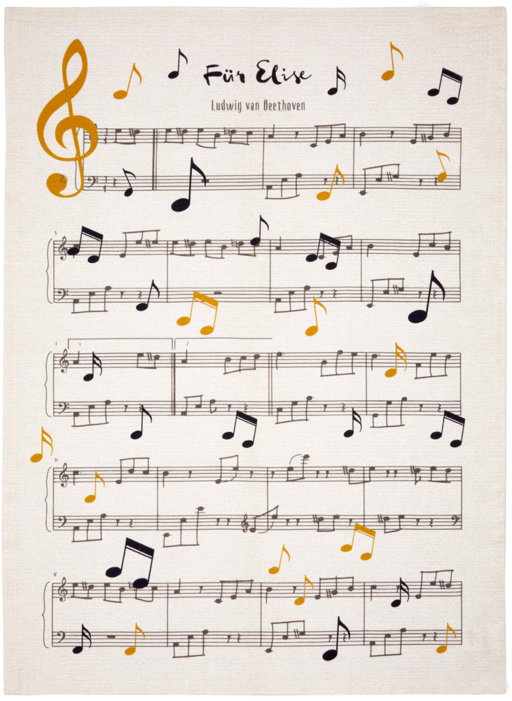 Geschirrtuch Für Elise - All about music
