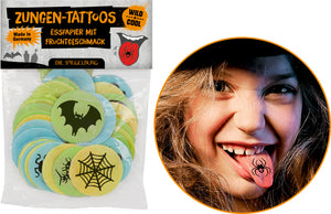 Zungentattoos - Wild+Cool (Esspapier-Oblaten)