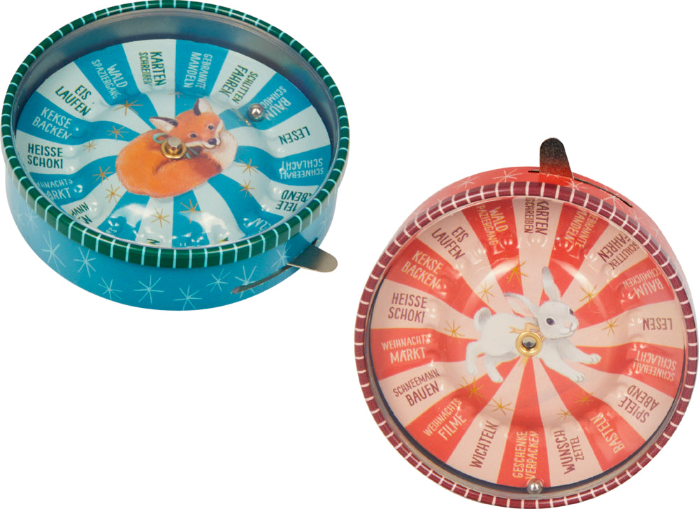 Mini-Roulette Entscheidungshelfer - Wintertiere