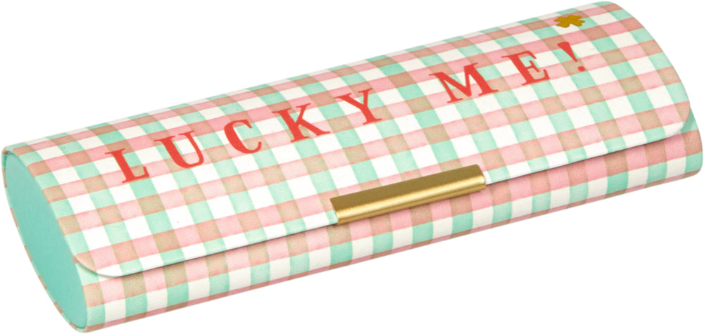 Brillenetui mit Putztuch Lucky Me! - Viel Glück