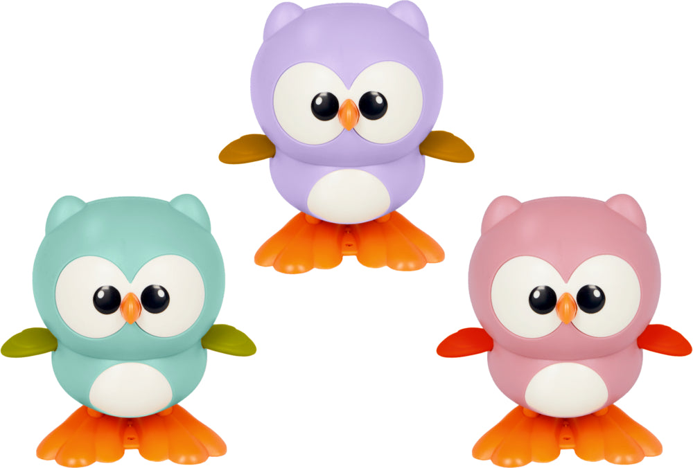 Aufzieh-Eule - Wintertiere im Weihnachtswald