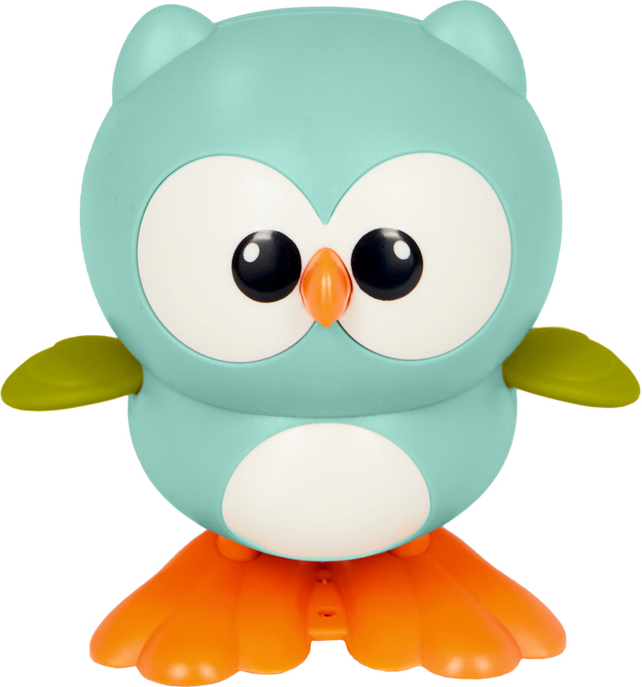 Aufzieh-Eule - Wintertiere im Weihnachtswald