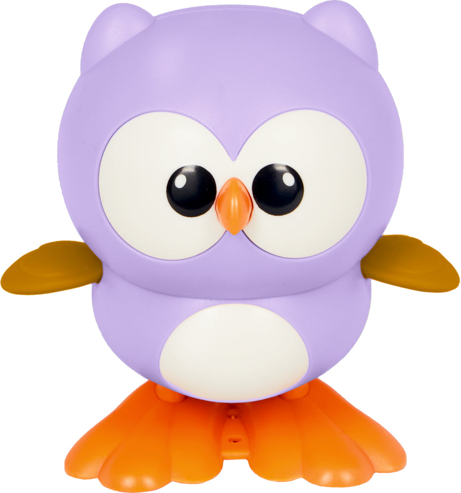 Aufzieh-Eule - Wintertiere im Weihnachtswald