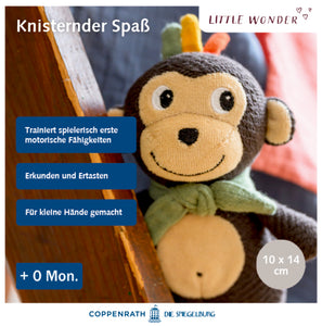Kuscheltier Affe mit Schnuffeltuch