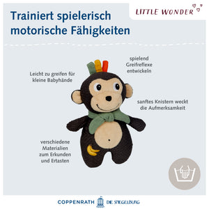 Kuscheltier Affe mit Schnuffeltuch