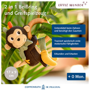 Holz-Ringrassel Affe
