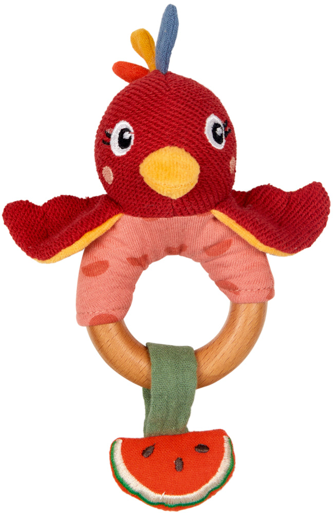 Holz-Ringrassel Paradiesvogel