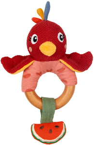 Holz-Ringrassel Paradiesvogel