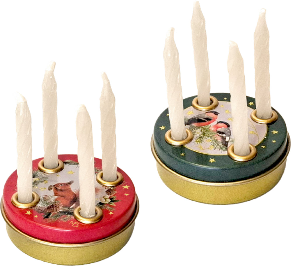 Mini-Adventskranz Zauberhafter Winterwald