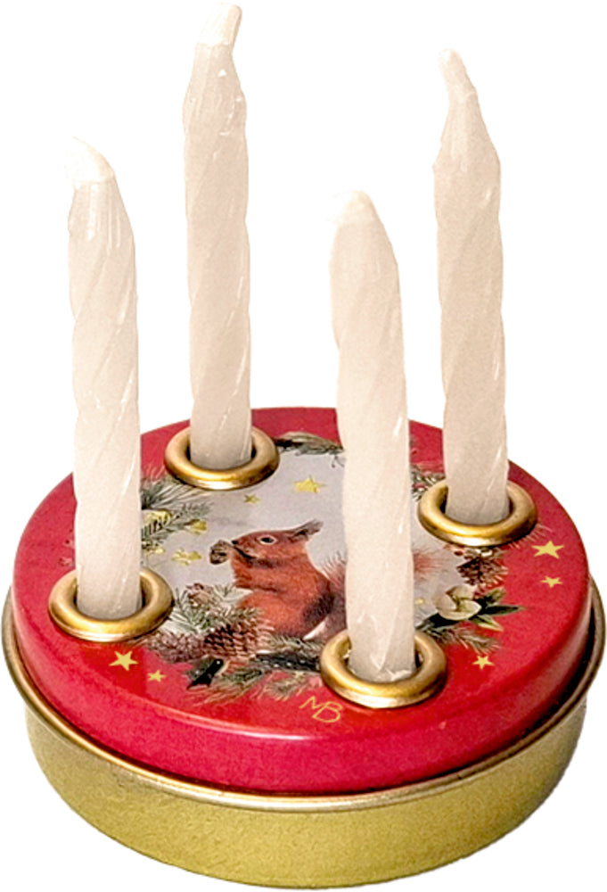 Mini-Adventskranz Zauberhafter Winterwald