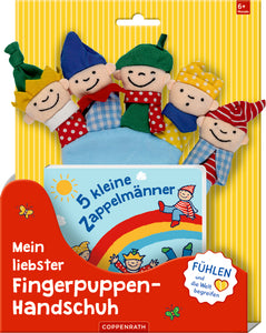Fingerpuppenhandset: 5 kleine Zappelmänner