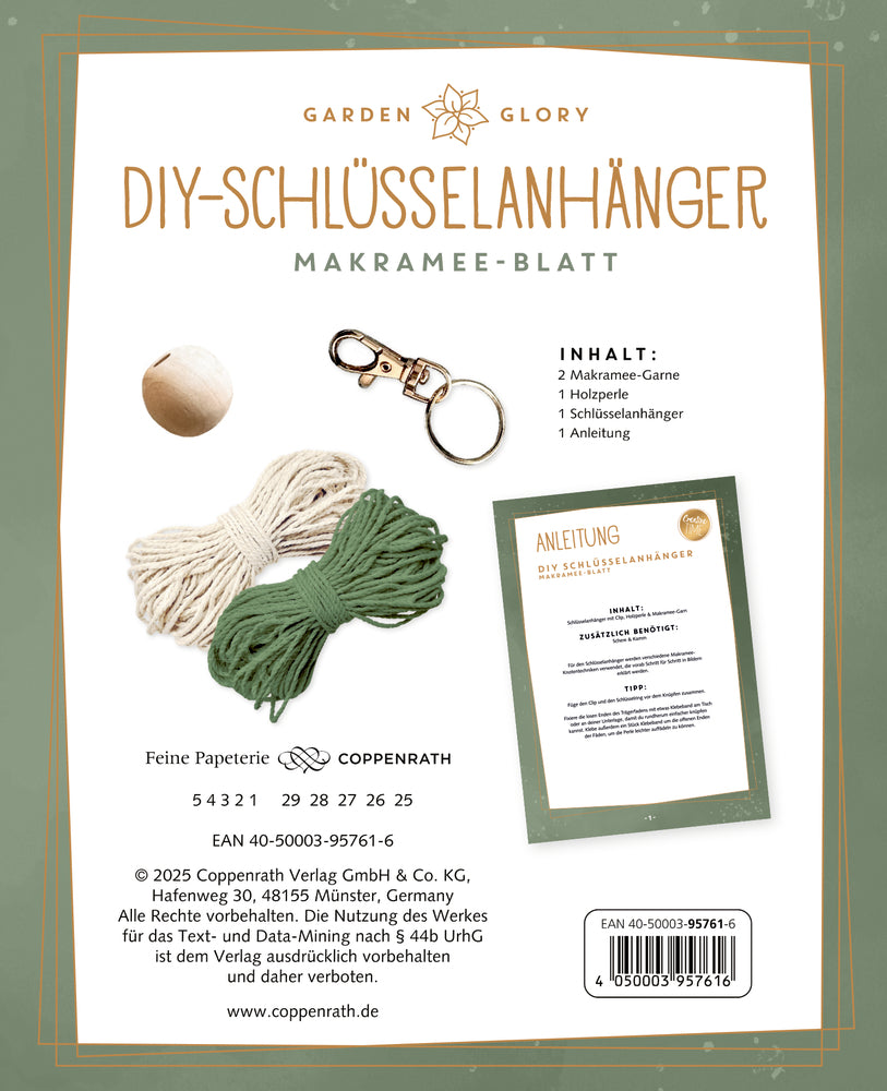 DIY-Schlüsselanhänger Makramee