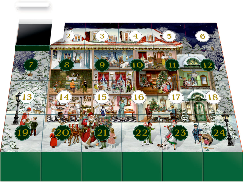 Puzzle-Adventskalender "Unser wunderbares Weihnachtshaus"
