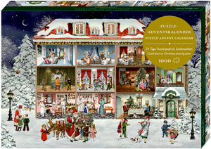 Puzzle-Adventskalender "Unser wunderbares Weihnachtshaus"