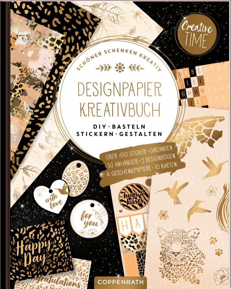 Designpapier-Kreativbuch: Animal Print (Creative Time)