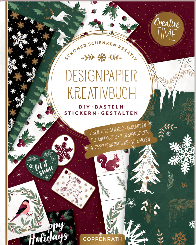 Designpapier-Kreativbuch: Magic Winter