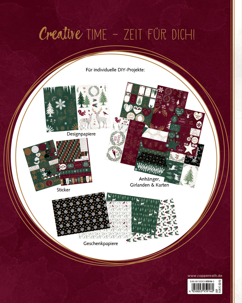 Designpapier-Kreativbuch: Magic Winter