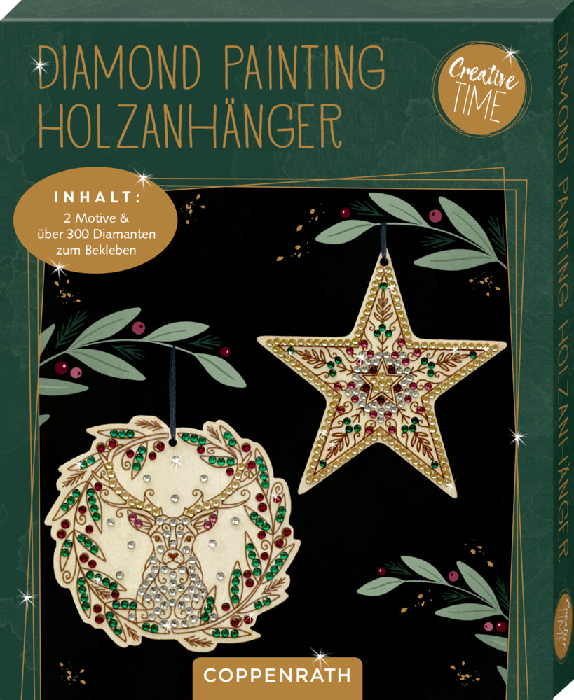 Diamond Painting Holzanhänger: Magic Winter