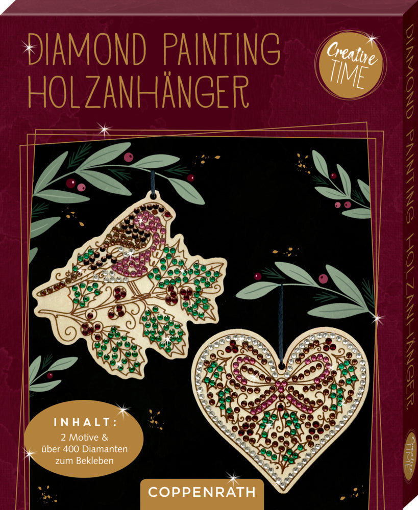 Diamond Painting Holzanhänger: Magic Winter