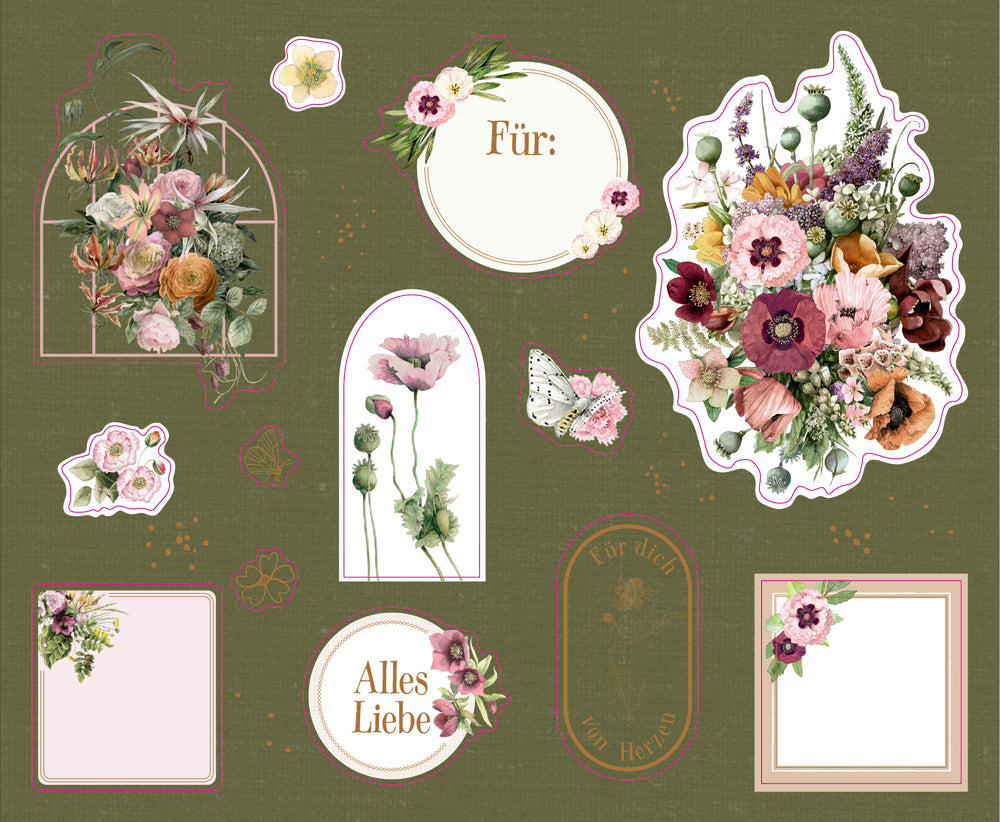 Stickerbuch: Zauberh. Sticker & Etiketten