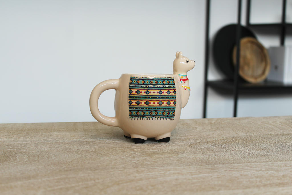 Lama Kaffeebecher