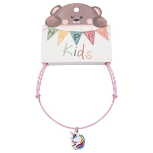 Kinder-Armband - "Happy Kids" ribbon unicorn
