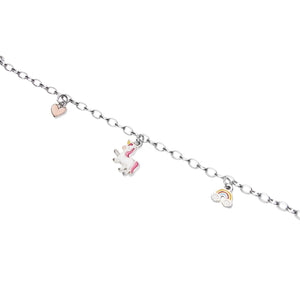 Kinder-Armband - "Happy Kids" charms unicorn