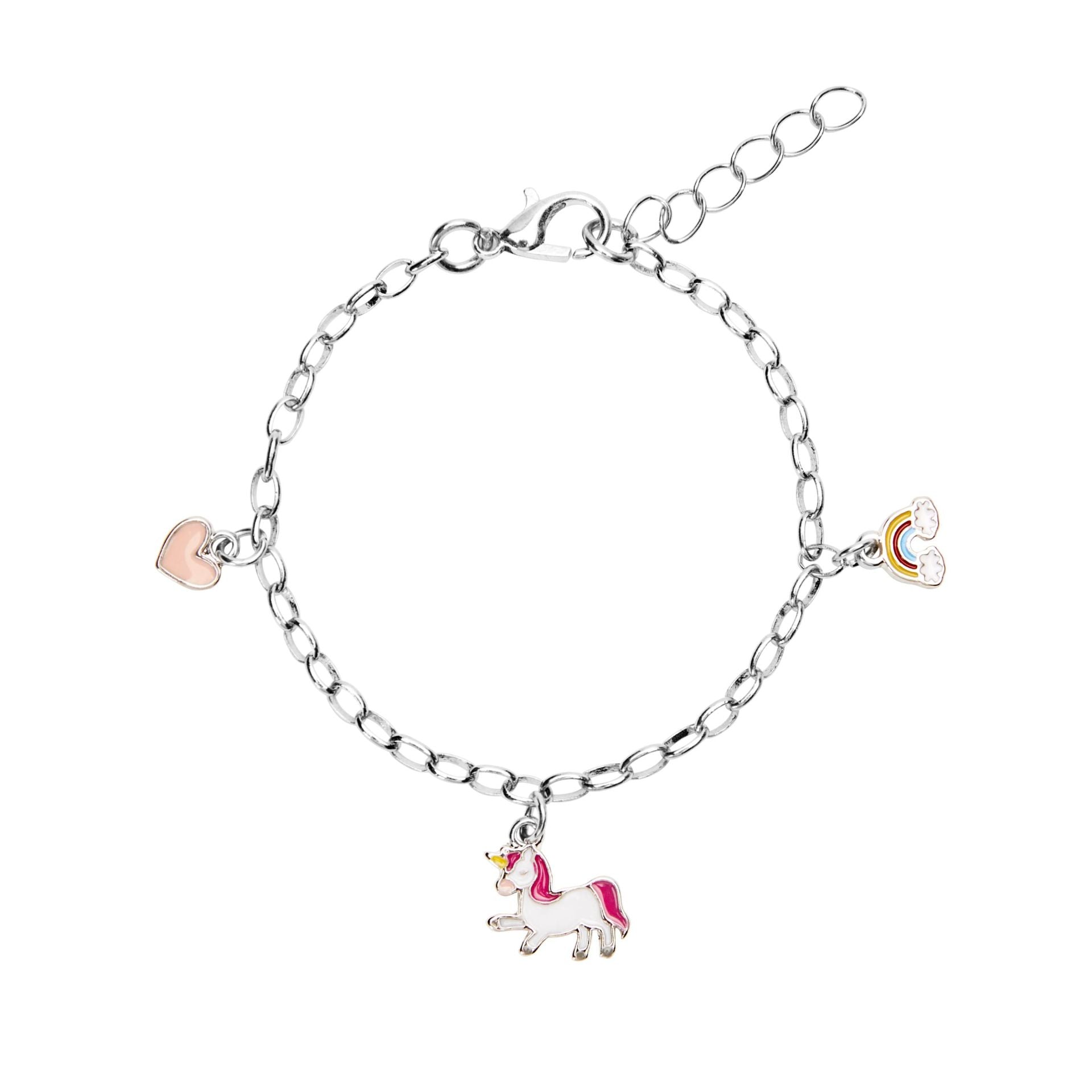 Kinder-Armband - "Happy Kids" charms unicorn