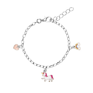 Kinder-Armband - "Happy Kids" charms unicorn