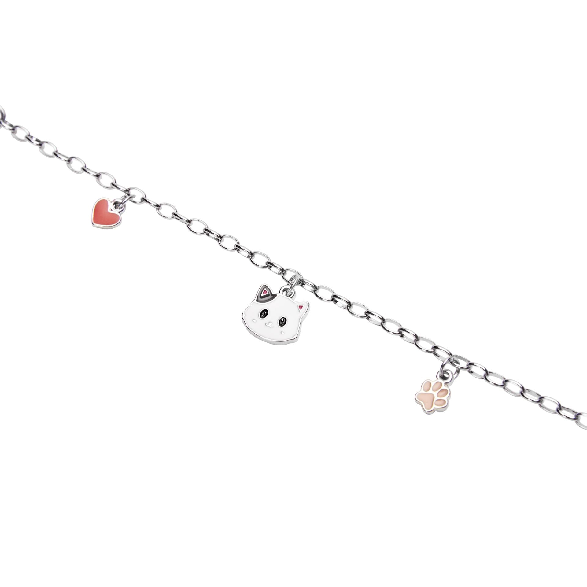 Kinder-Armband - "Happy Kids" charms cat