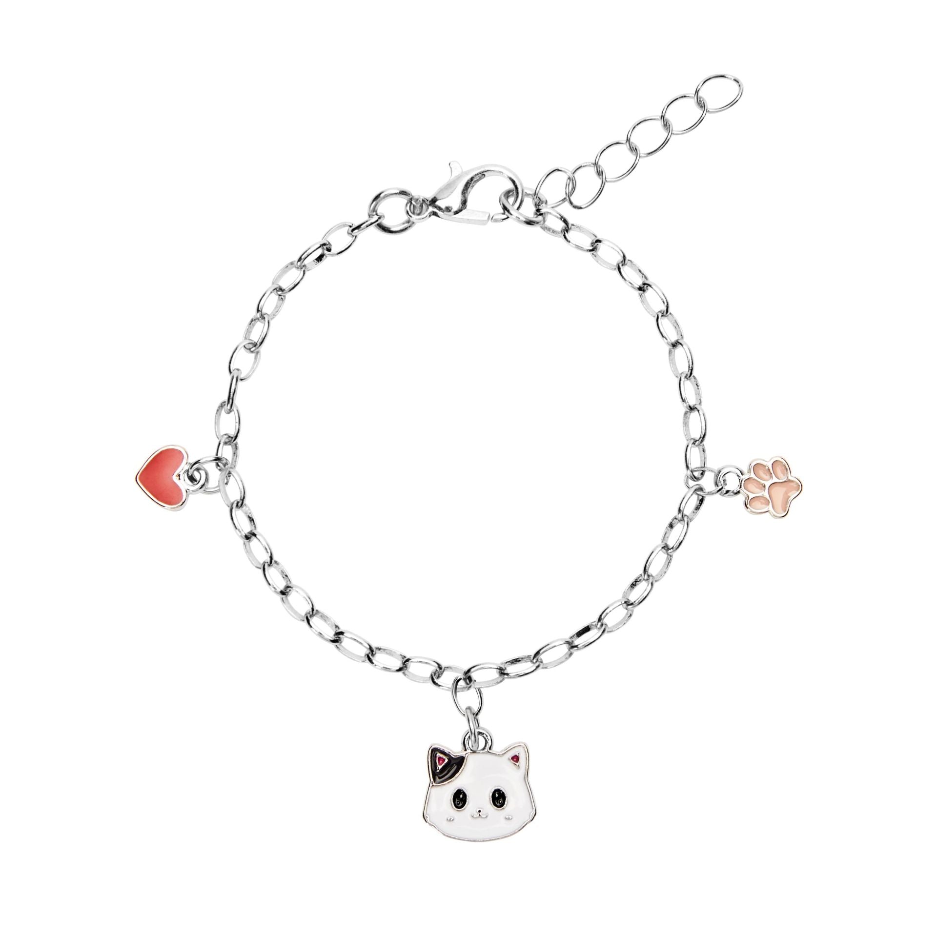 Kinder-Armband - "Happy Kids" charms cat