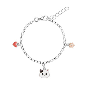 Kinder-Armband - "Happy Kids" charms cat