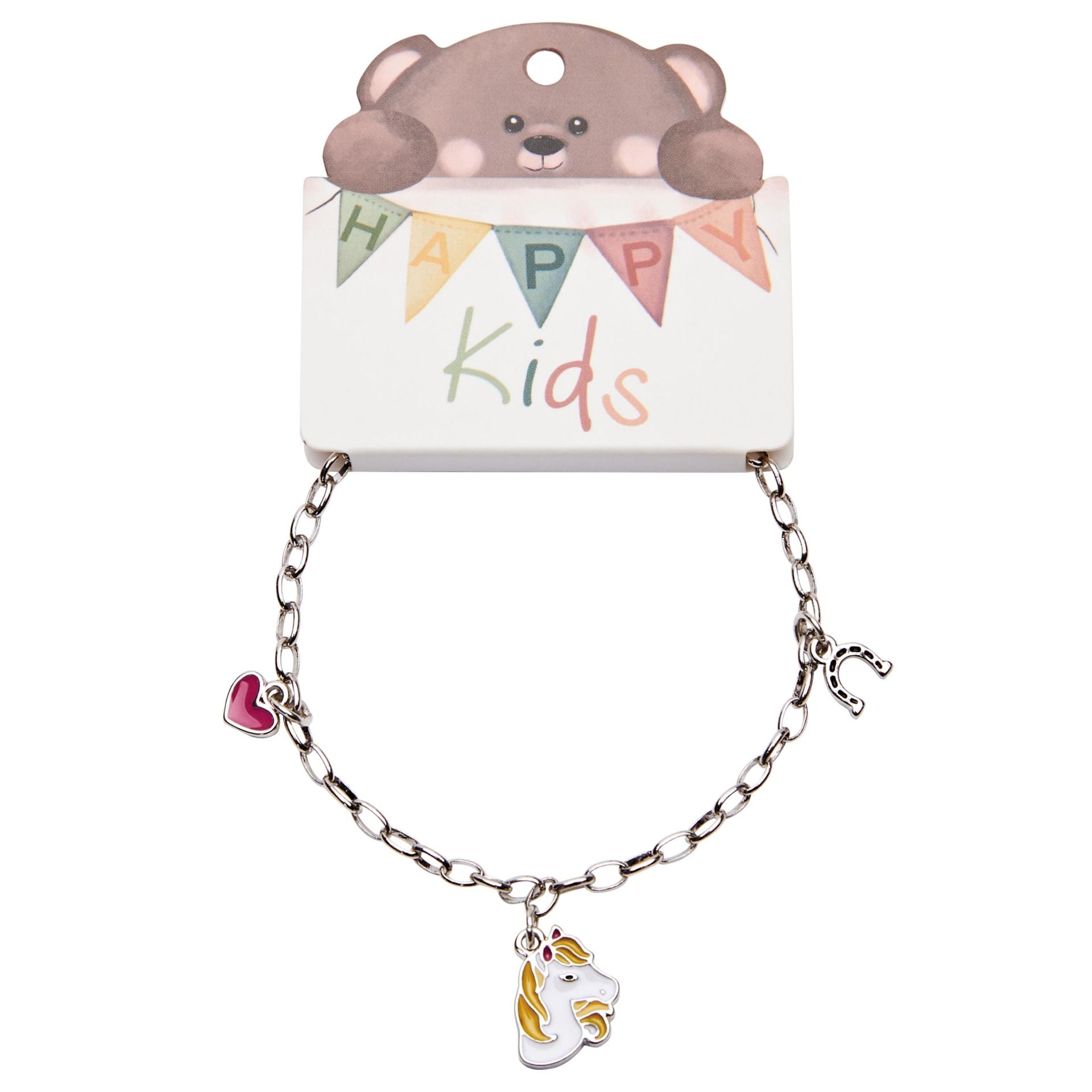Kinder-Armband - "Happy Kids" charms horse