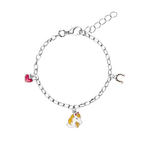 Kinder-Armband - "Happy Kids" charms horse