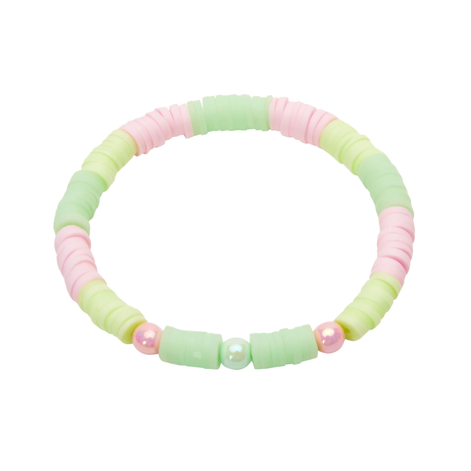 Kinder-Armband - "Happy Kids" green-pink