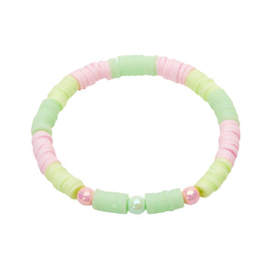 Kinder-Armband - "Happy Kids" green-pink