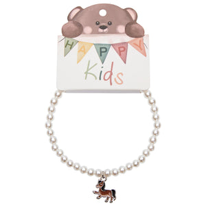 Kinder-Armband - "Happy Kids" pearl horse