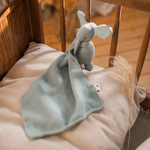 Kuscheltuch mit großem Elefanten