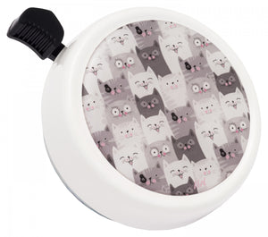 Liix Big Colour Bell Cat Crowd White