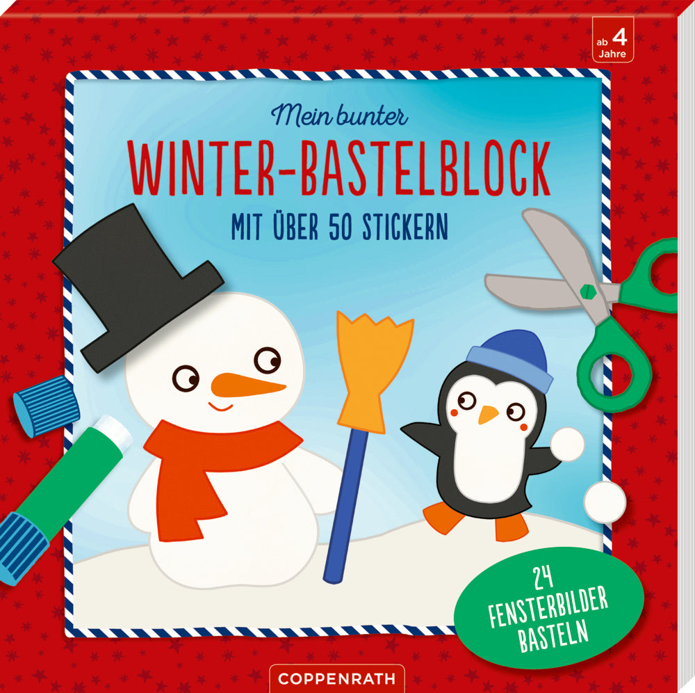 Mein bunter Winter-Bastelblock